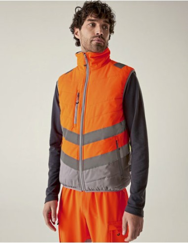 REG-TRB202-Hi-Vis 2-Tone Thermal Baffle Bodywarmer